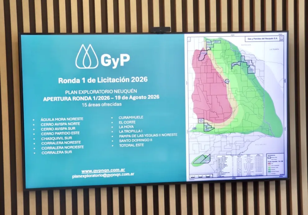 Se conocieron las ofertas económicas por nuevas áreas de Vaca Muerta