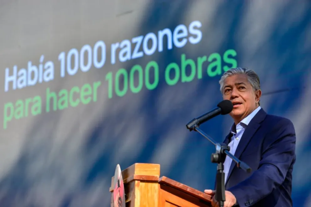 Figueroa: “Nunca la Provincia hizo tantas obras de manera simultánea en Centenario”